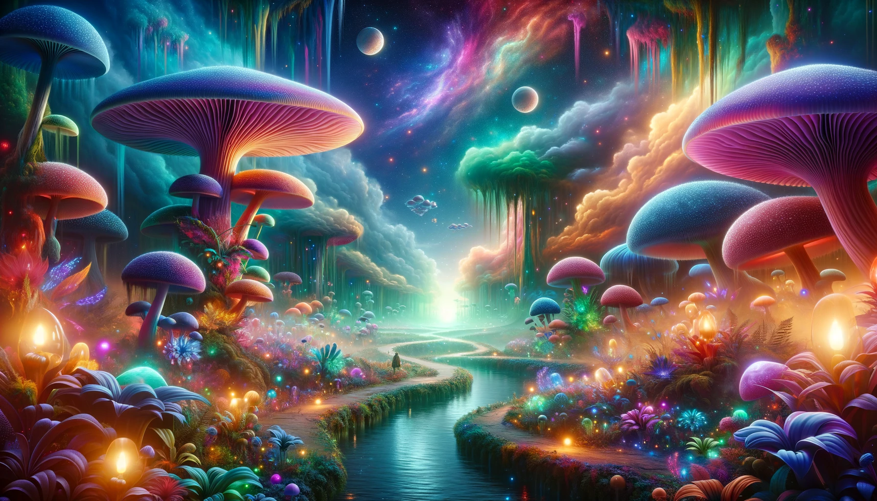 Magic mushroom trip